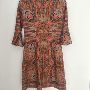 Bell Sleeve Fit and Flare Dress